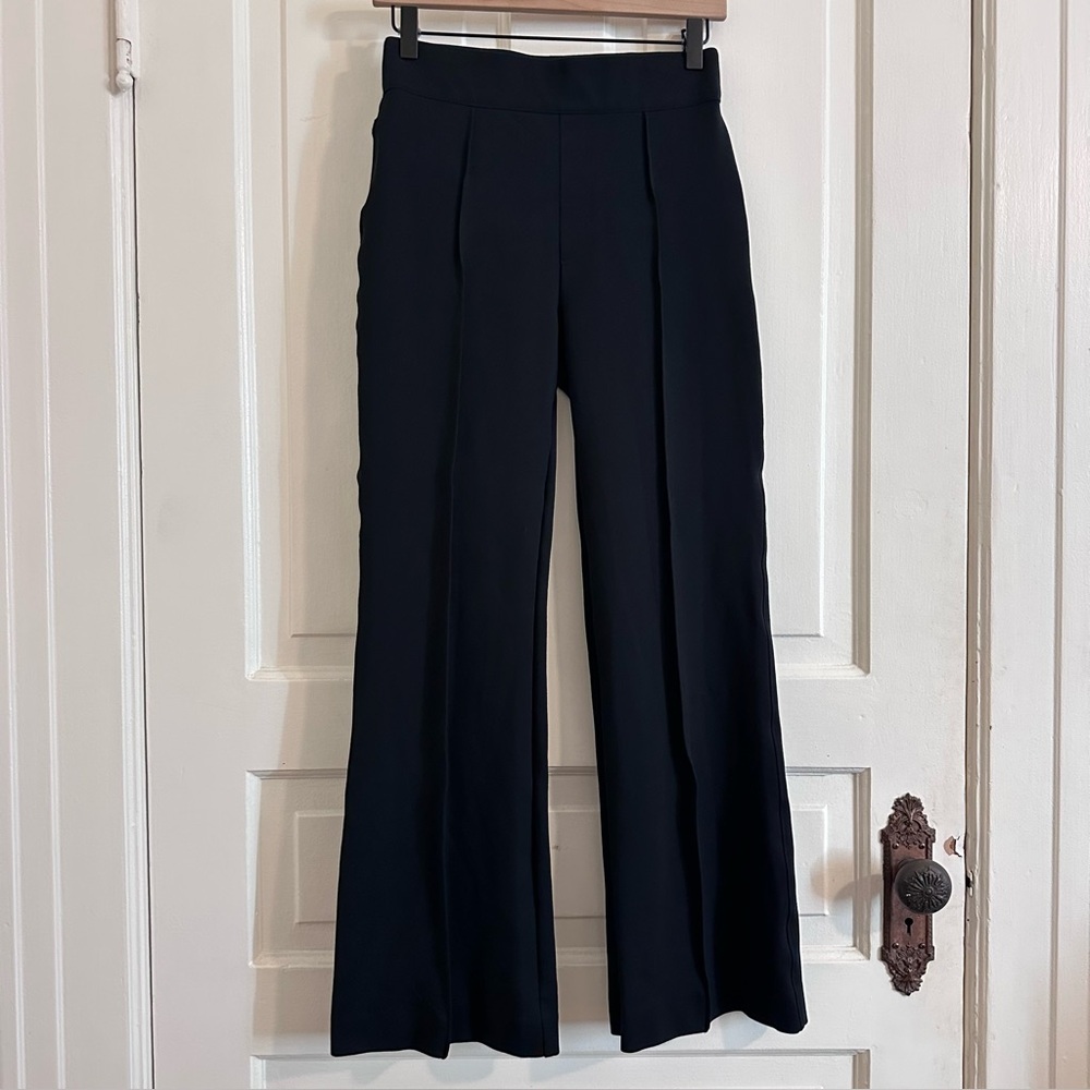 SPANX Perfect Fit Ponte Wide Leg Pant in Classic Black Small Petite - Picture 3 of 8